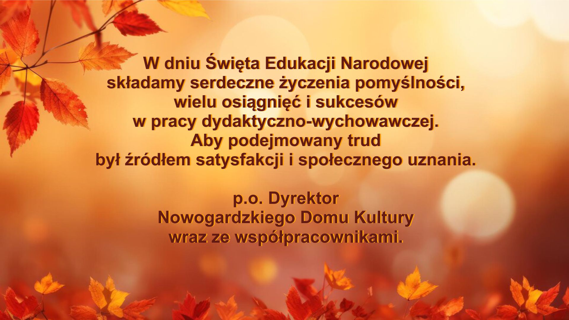 ŻYCZYMY WAM!!!